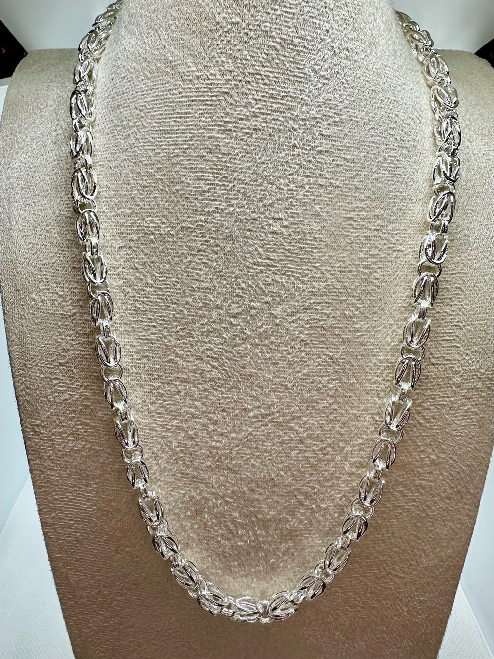 Sterling Silver Byzantine Chain